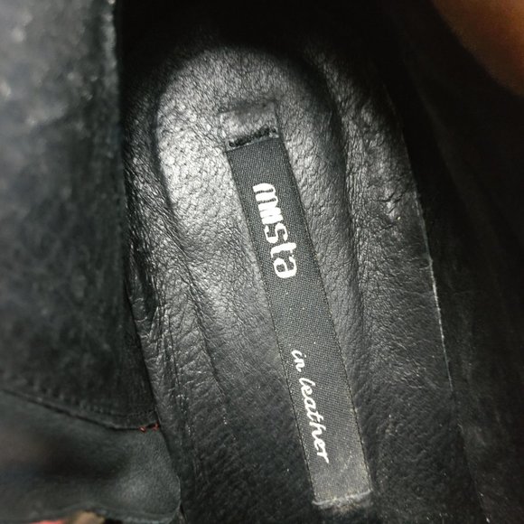 Ankle Boot 100% Leather Low heel Zip Ombre Ankle boot Made in Spain Miista 38/7 - Picture 3 of 8